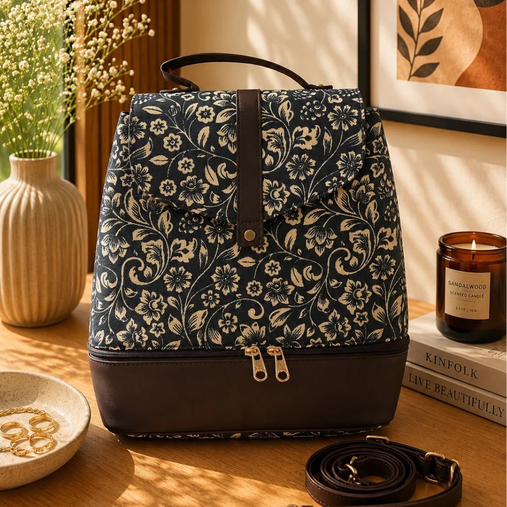 Sling Cum Backbag – 2 in 1 Style | Dawn Bloosom
