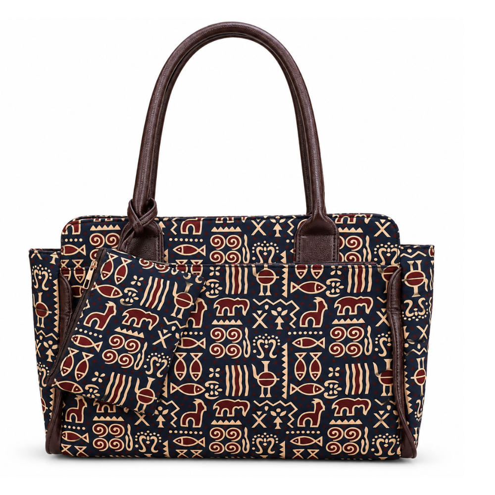 2 - Zipper Laptop Bag - Cave art