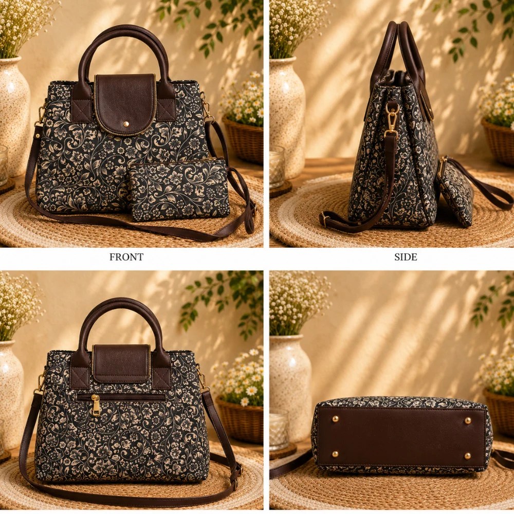 Sling Cum Tote _Printed | Heritage Vine