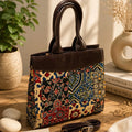 Mini Box Tote – Kalamkari