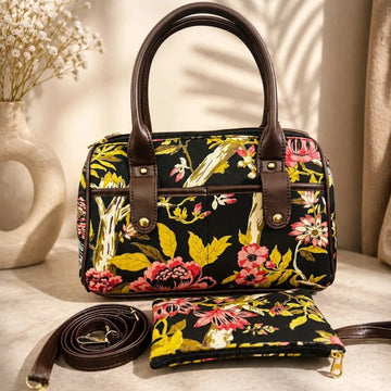 Duffle Sling Bag – Midnight Bloosom