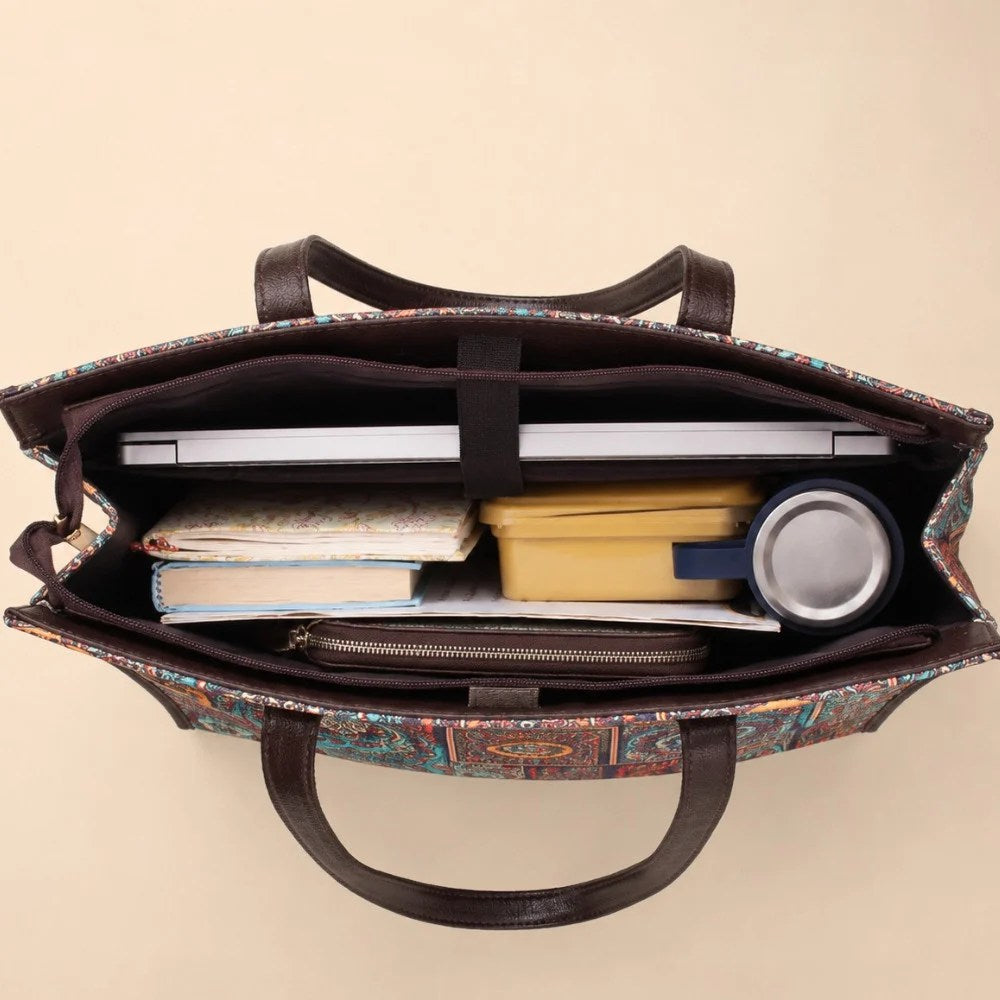 Elite Officemate Laptop Bag- Mandala Mindfulness