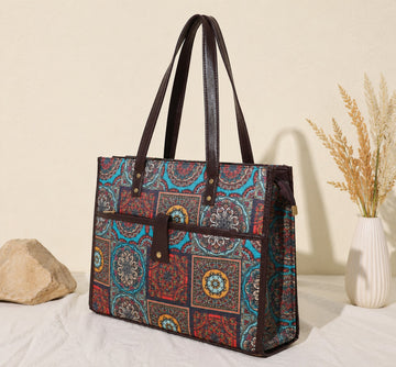 Elite Officemate Laptop Bag- Pattern