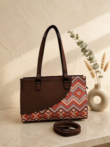 Better Half – Medium Sized Tote Bag | Sunset Stripes