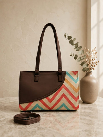 Better Half – Medium Sized Tote Bag | Rainbow Stripes