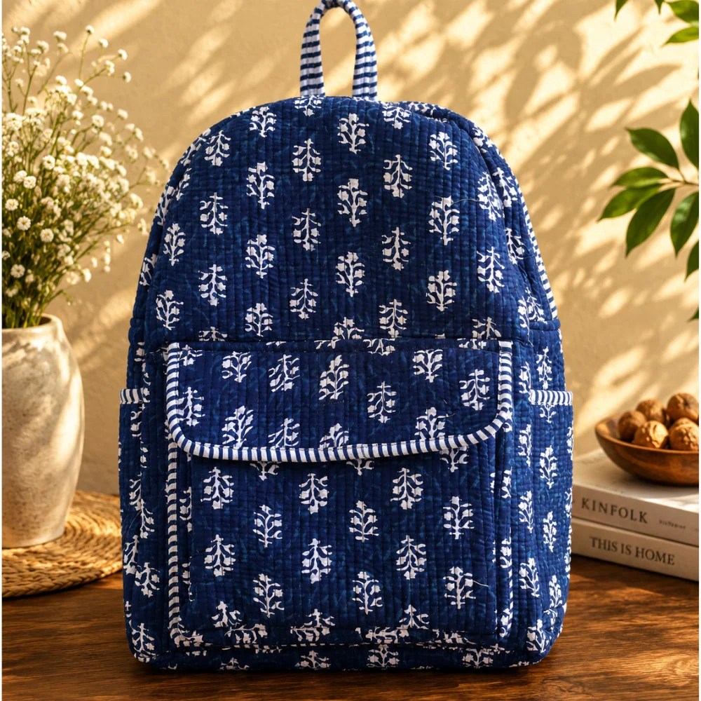 Plush Backpack – Indigo Inspire