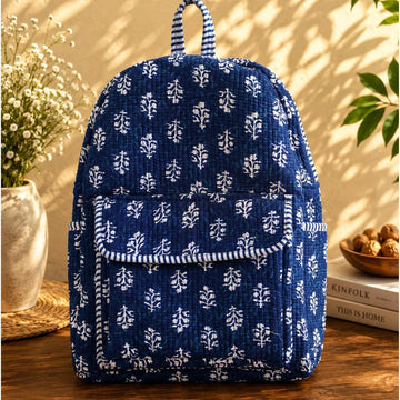 Plush Backpack – Indigo Inspire
