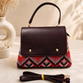 Indo Western Satchel Sling – Sunset Stripes