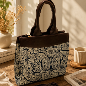 Mini Box Tote– Black Kalka
