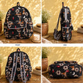 Plush Backpack – Best for College |Travel | Kids & Moms – Midnight Bloom