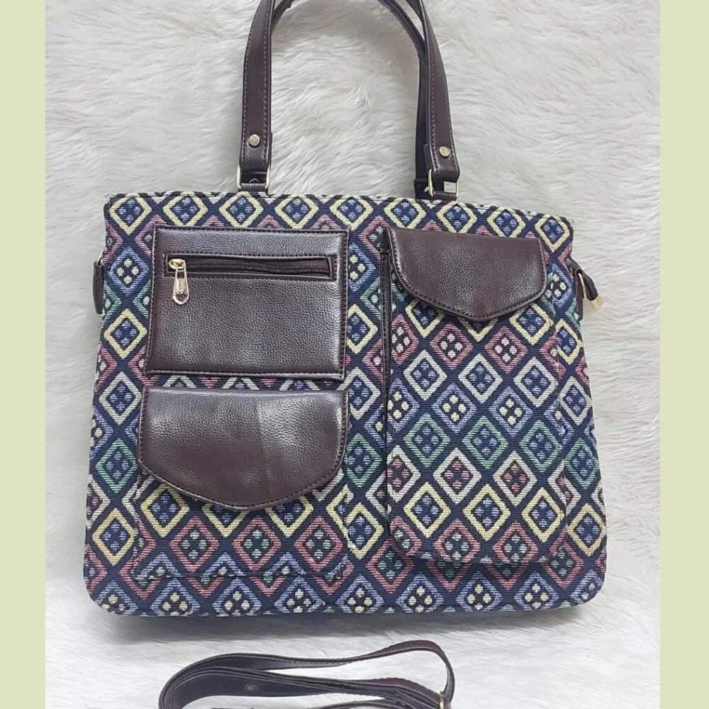 Stylish Pocket Tote cum Sling Bag
