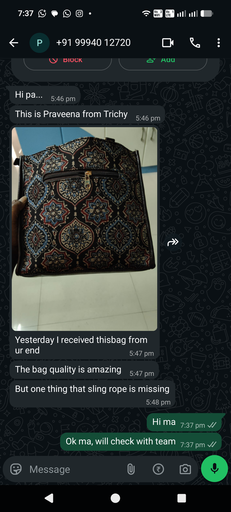 Happy Customer