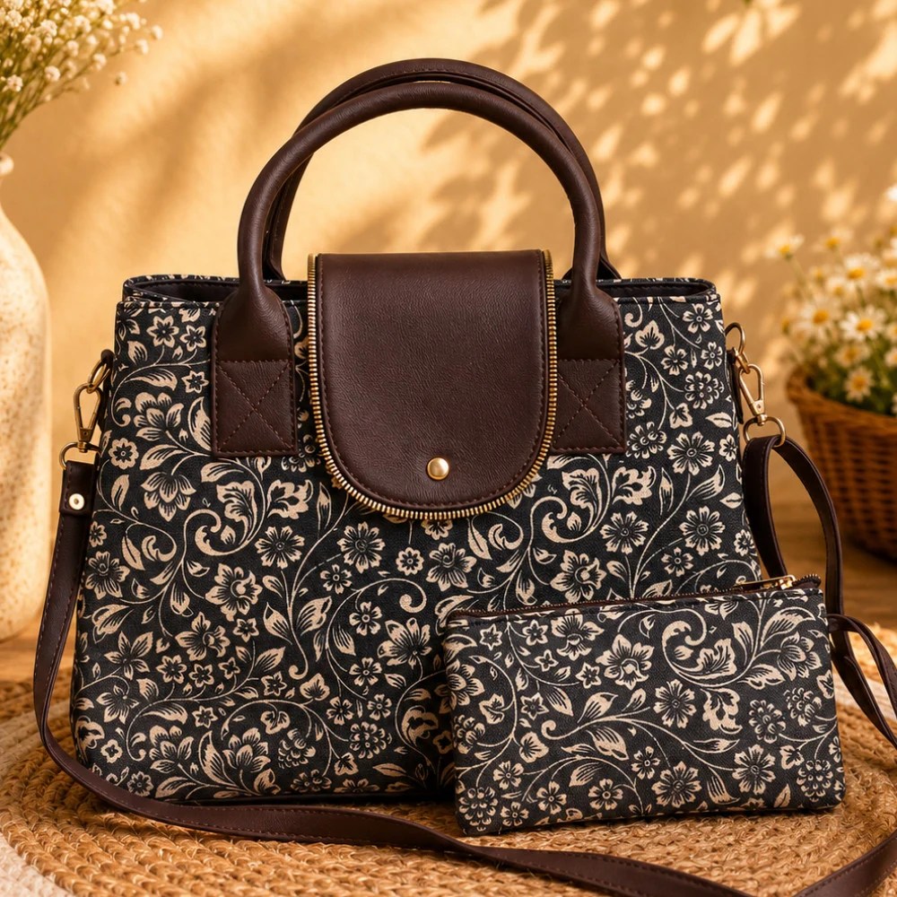 Sling Cum Tote _Printed | Heritage Vine