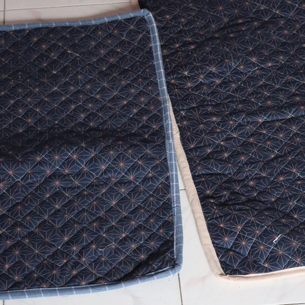 Cushion Combo Mats & Kitchen Runner Set – Indigo Diamond