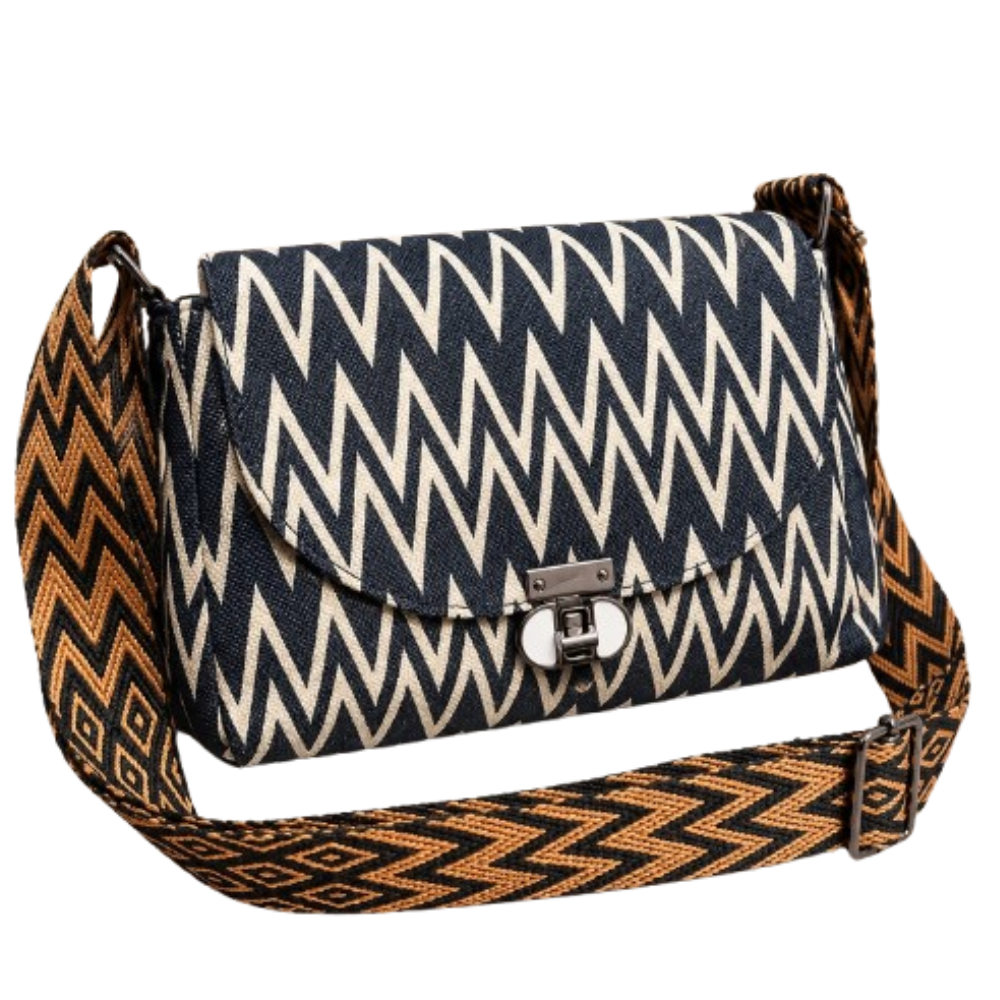 Boho Sling - Black Zig Zag