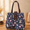 Trinity 3-Zip Organizer Tote Bag with Matching Pouch – Humming Bird