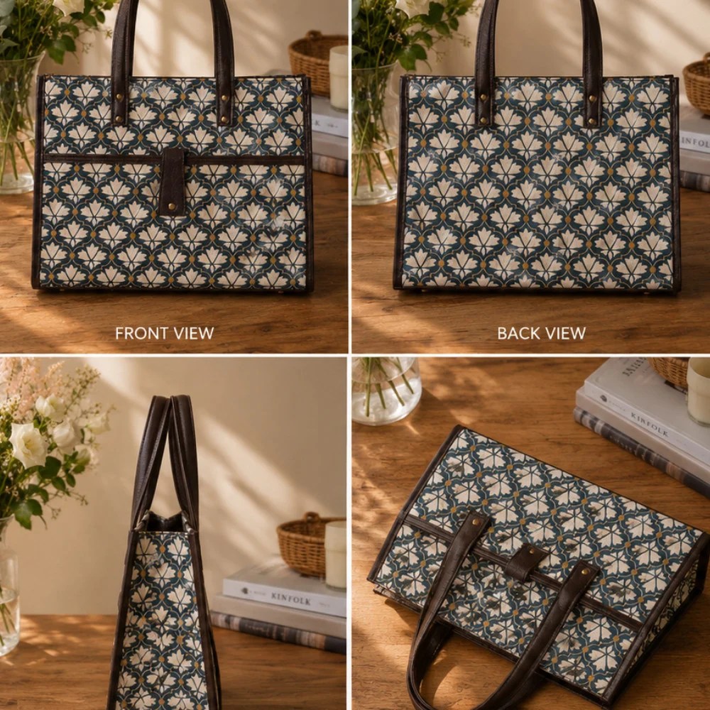 Elite Officemate Laptop Bag- Lotus Mosaic