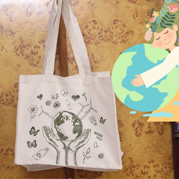 Grocery Bag-Ecofriendly Multi-Compartment (Save Earth)