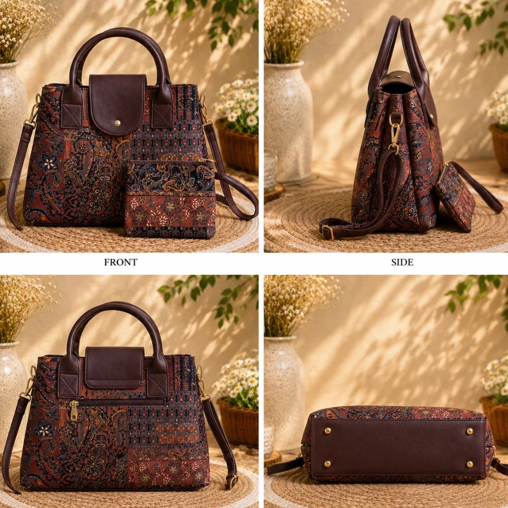 Sling Cum Tote _Printed | Earthern Scent