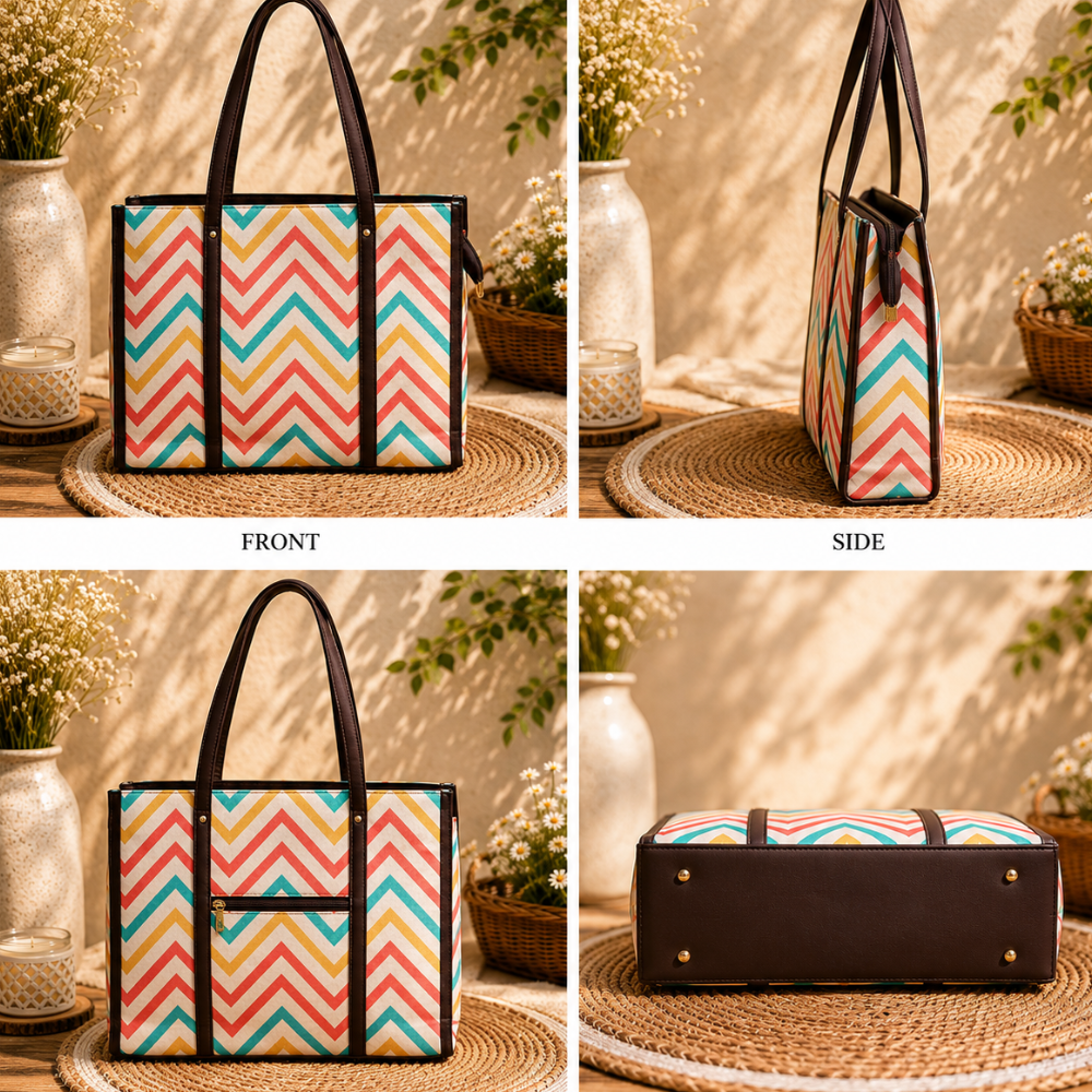 Rainbow Stripes - All purpose Tote