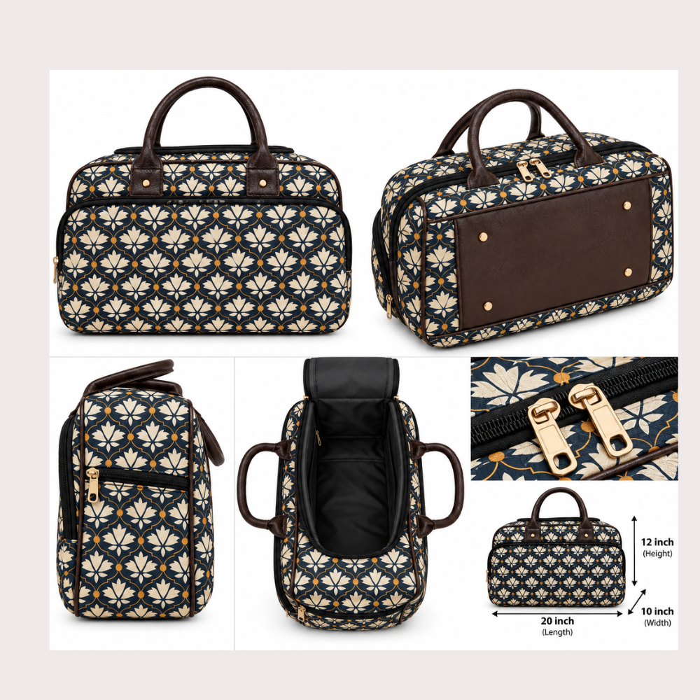 Travel Jumbo Bags - Heritage Lotus