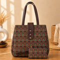 Trinity 3-Zip Organizer Tote Bag with Matching Pouch – Mughal Arch